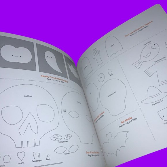 "Felt-o-ween" Craft Book-40 scary-cute projects to celebrate Halloween - Picture 6 of 14